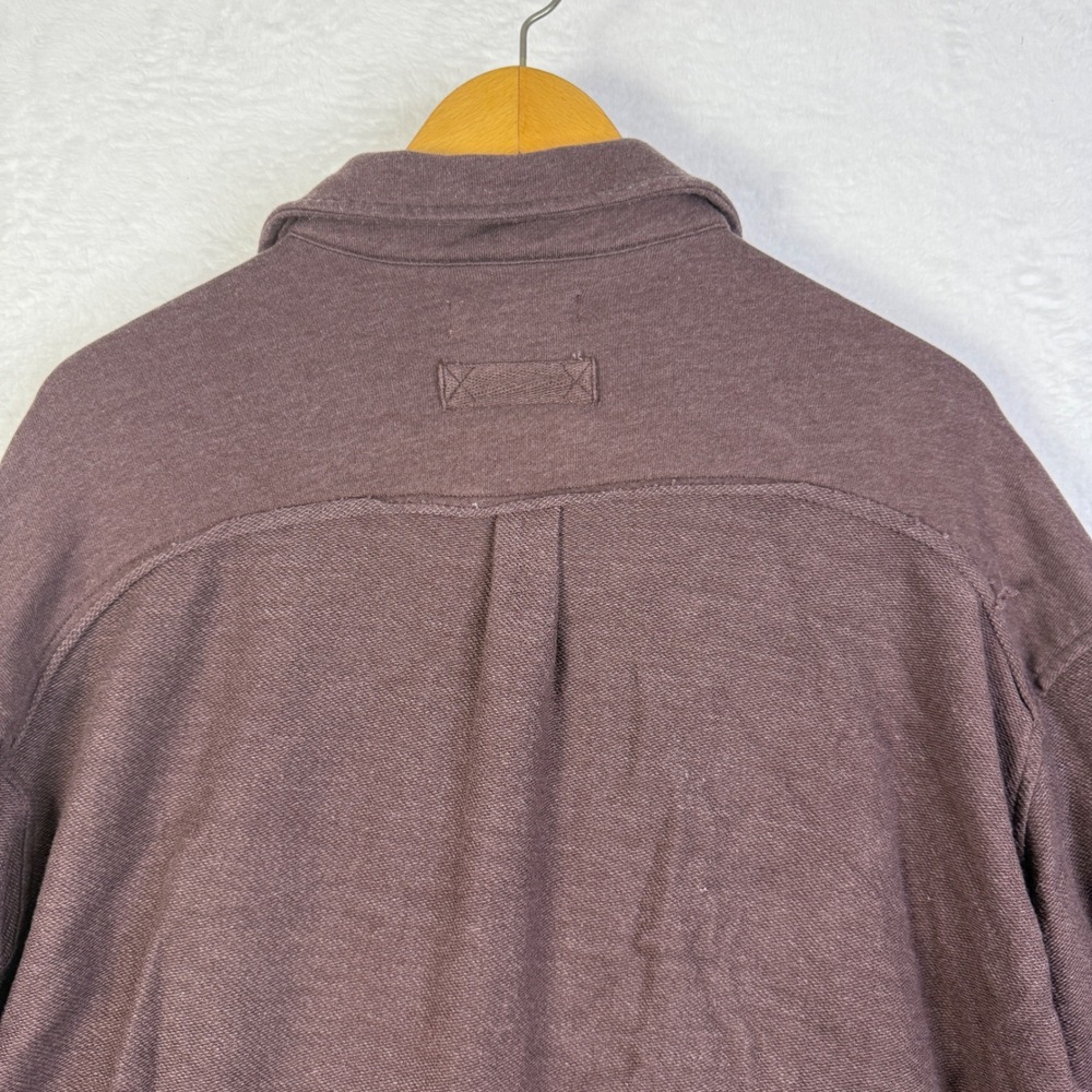 Arizona‎ Jean Co. Button Down Shirt Jacket Top Womens Plum Casual Size XS - Picture 9 of 13